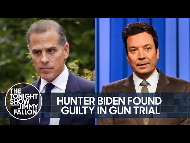 Hunter Biden Found Guilty in Gun Trial, Rudy Giuliani Turns Himself In | The Tonight Show