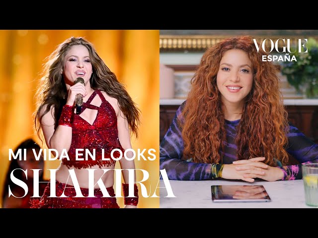 Shakira comenta los mejores looks de sus 30 años de carrera | Mi vida en looks | Vogue España