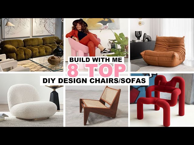 TOP 8 DIY CHAIR & DIY SOFA // HOW TO MAKE FROM SCRATCH TOGO / PACHA CHAIR / ROLY POLY / CAMALEONDA