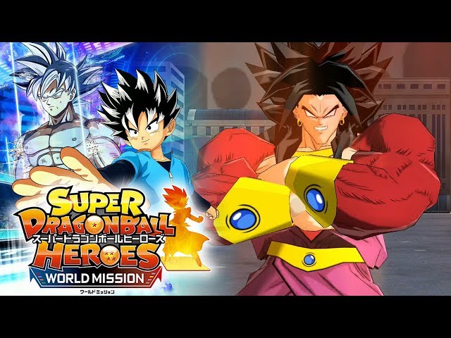 TIME FOR THE SQUAD TO FIGHT SUPER SAIYAN 4 BROLY!!! Super Dragon Ball Heroes World Mission Gameplay!