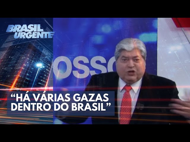 “Há várias Gazas dentro do Brasil”, diz Datena sobre ataques no Rio | Brasil Urgente