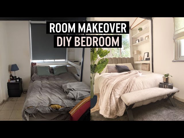DIY GUY's BEDROOM MAKEOVER ON A BUDGET / ARMANI STYLE DESIGN
