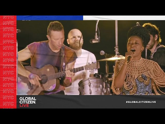 Coldplay Performs "Jehovah" With Special Guest Esther Chungu | Global Citizen Live