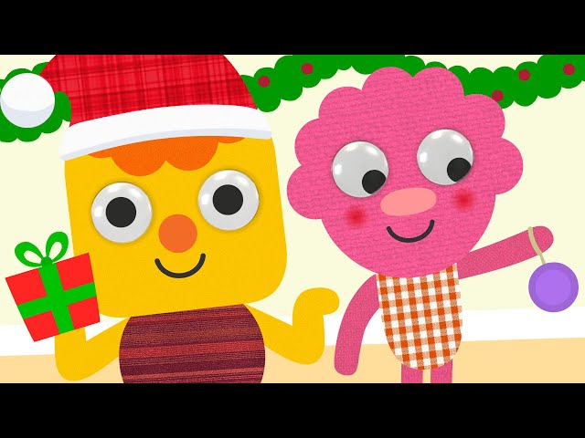 Santa's On His Way | Kids Christmas Song | Noodle & Pals