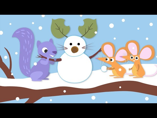 Treetop Family Episode #15 | First Snowfall | Cartoon For Children