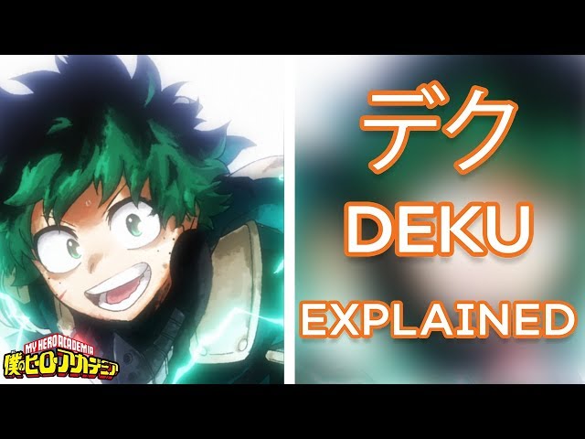 What Does DEKU REALLY Mean? | Anime Names Explained