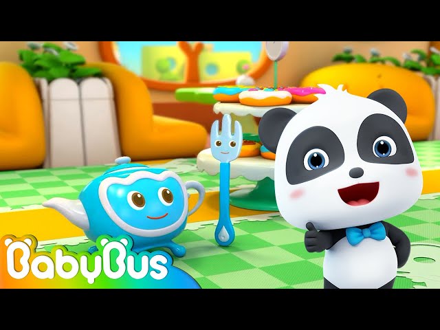 Baby Tea Party Song | Big and Small Song | Nursery Rhymes | Kids Songs | BabyBus