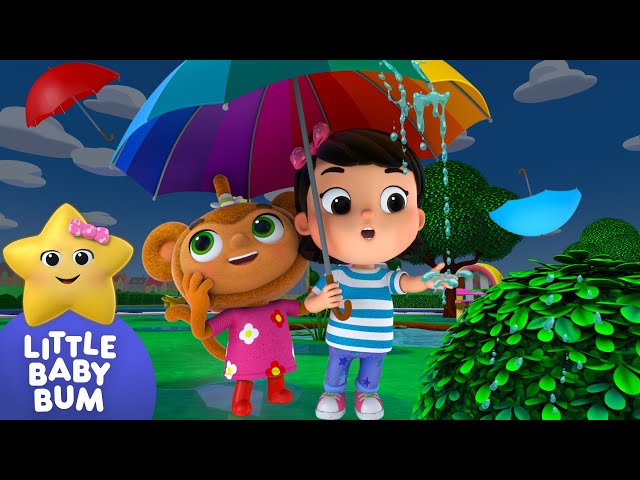 Rain Rain Go Away ⭐ Mia's Play Time! LittleBabyBum - Nursery Rhymes for Babies | LBB