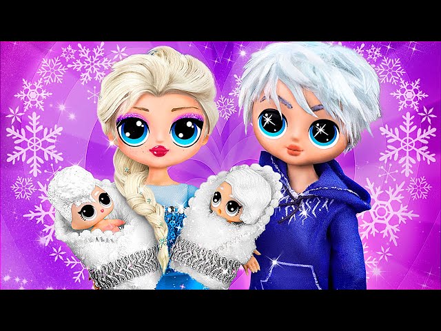 Elsa and Jack Frost: Life After Happy End / 28 LOL OMG DIYs