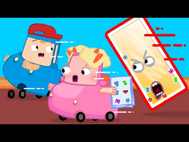 Car cartoons for kids | The Wheelzy family full episodes - Baby cars & baby trucks pretend to play.