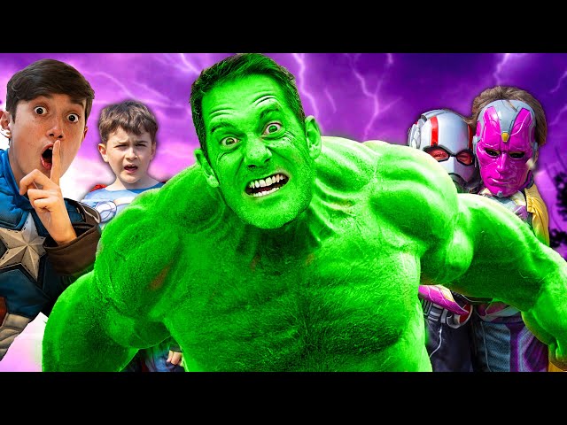 Hulk Hide and Seek Vs The Avengers Kids!