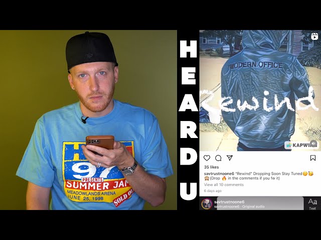 Drewski Gives Live Reviews & Advice Of New Music!! | Heard U