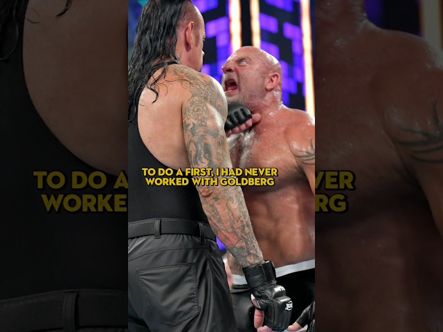 Undertaker Was Pissed At Goldberg