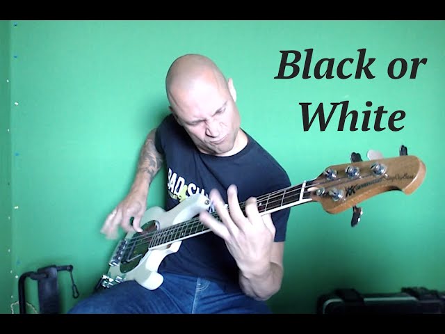 Black or white / Michael Jackson bass cover  (Stingray "Old Smoothie" BFR)