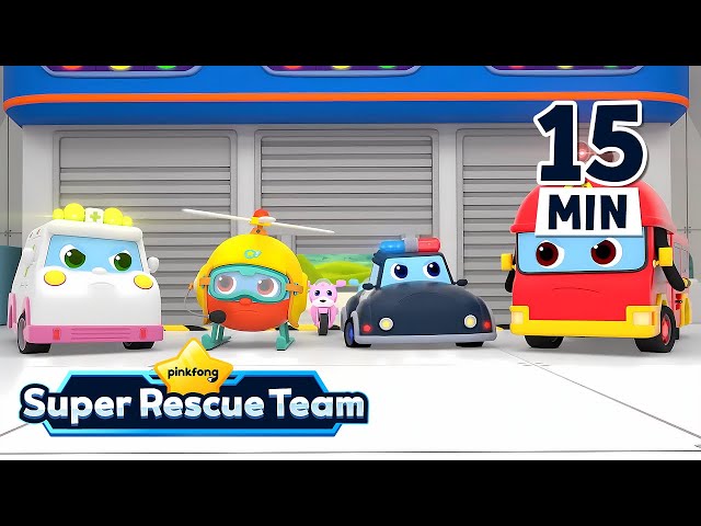 Pinkfong Super Rescue Team｜S1｜Episodes 1~4｜Pinkfong Car Songs and Cartoons