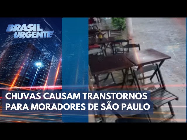 Capitão da Defesa Civil faz balanço das chuvas que atingiram São Paulo | Brasil Urgente