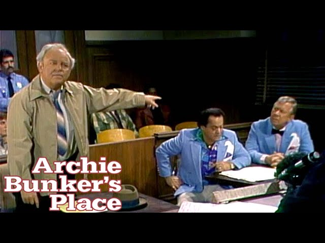 Archie Bunker's Place | Barney Faces Archie Off In Court | The Norman Lear Effect