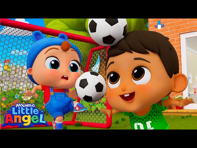 Best Friends Forever Play Football (Soccer) | Little Angel Kids Songs & Nursery Rhymes  @LittleAngel