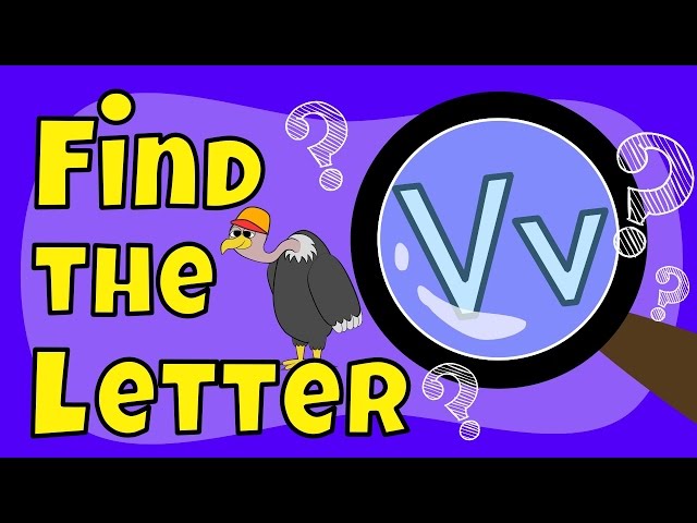 Alphabet Games | Find the Letter V