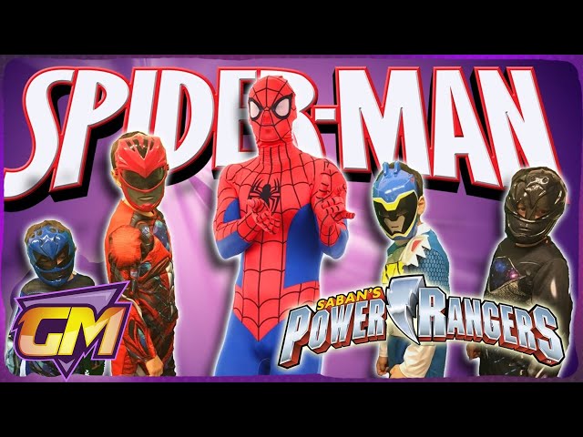 Power Rangers Vs Spiderman - Kids Parody