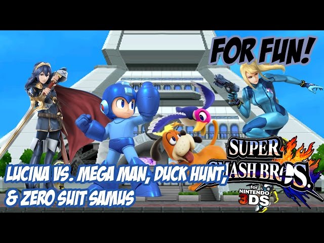 For Fun! - Lucina vs. Mega Man, Duck Hunt, and Zero Suit Samus! [Super Smash Bros. for 3DS]