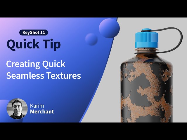 KeyShot Quick Tip - Creating Quick Seamless Textures