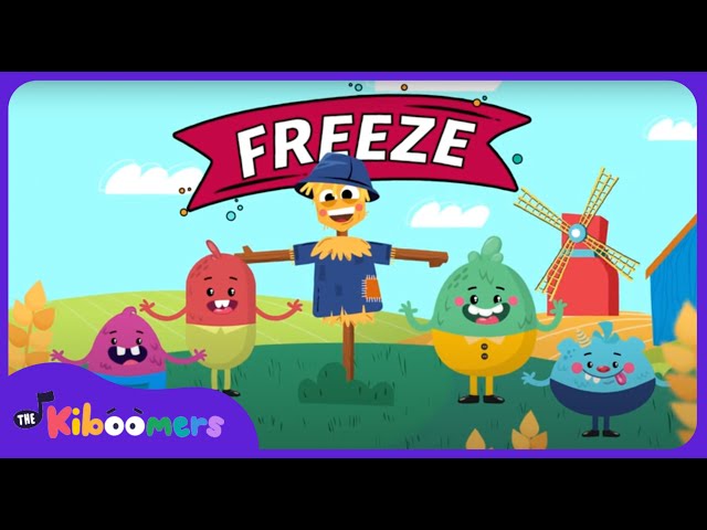 Fall Freeze Dance - The Kiboomers Preschool Movement Songs for Circle Time