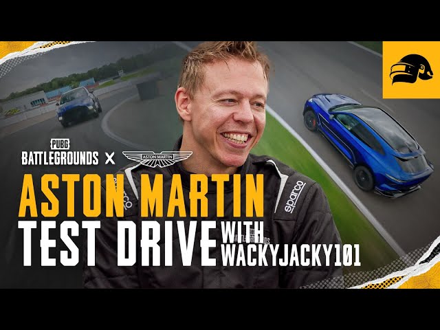 PUBG Collaboration | Aston Martin Test Drive with WackyJacky101