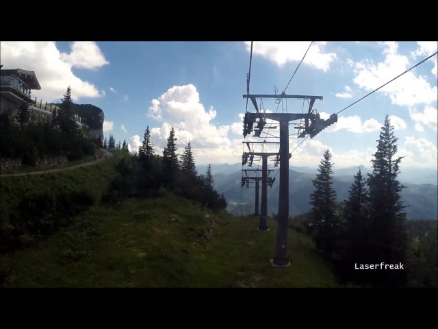 Timelapse Seilbahn Steinplatte Österreich