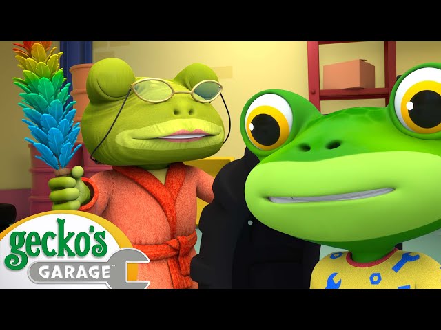 Grandma Sleepwalking Repairs | Gecko's Garage | Fun Kids Cartoon | Kids Videos