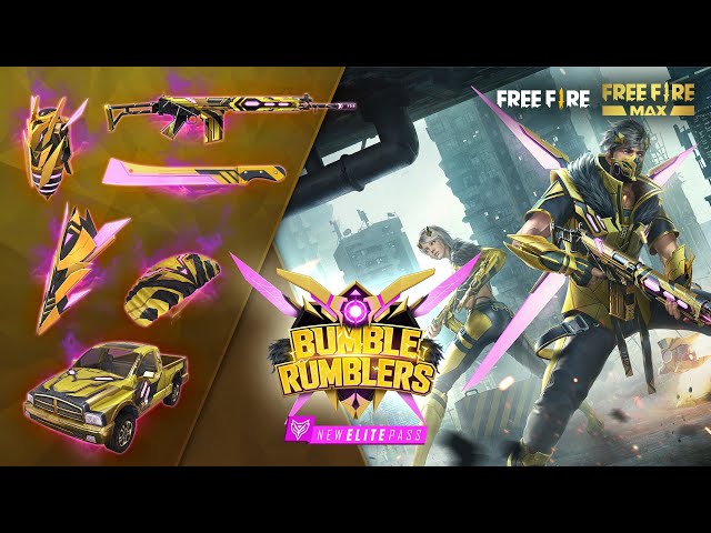 New Elite Pass: Bumble Rumblers Overview | Free Fire NA
