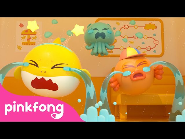 It's Just Rain, Not My Teardrops | Tell Me How You Feel | Pinkfong Baby Shark Kids Song