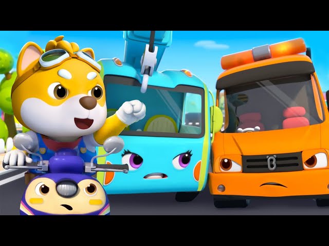 Tow Truck VS Crane Truck, Who Is Stronger? | Cars for kids |  BabyBus Nursery Rhymes & Kids Songs