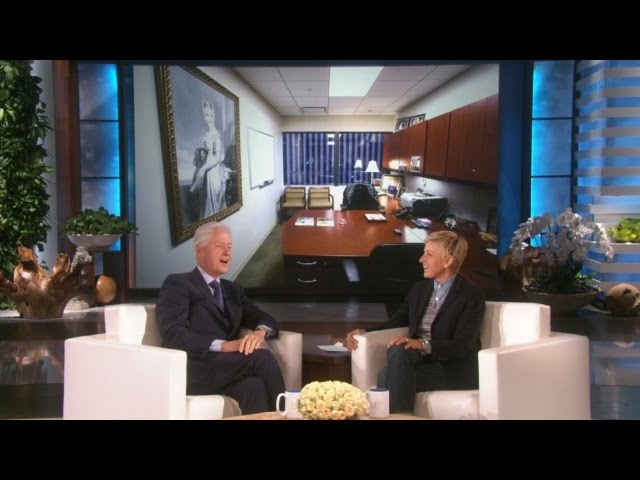 Bill Clinton on His Gift from Ellen