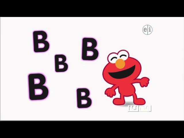 Elmo sings about the letter B