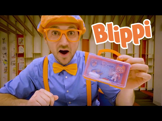 Blippi's Indoor Playground Exercise And Lunch Time For Kids | Learning With Bippi