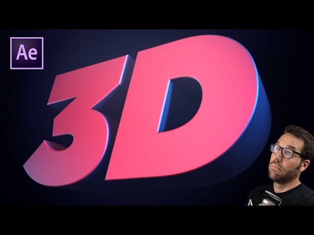 After Effects 3D Text Animation Tutorial NO PLUGINS! | Greyscalegorilla