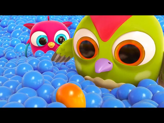 Telur kejutan untuk Hop Hop si Burung Hantu | Video pembelajaran anak bayi & kartun edukasi bayi