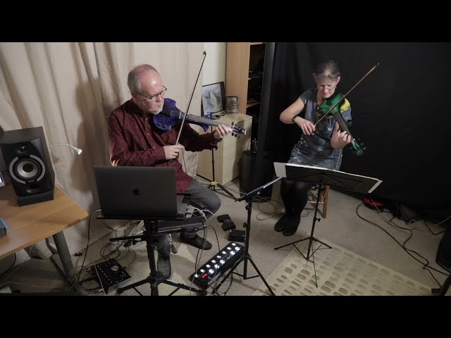 Hotel California - for two looped electric violins and bass pedals, feat. Brenda Stewart