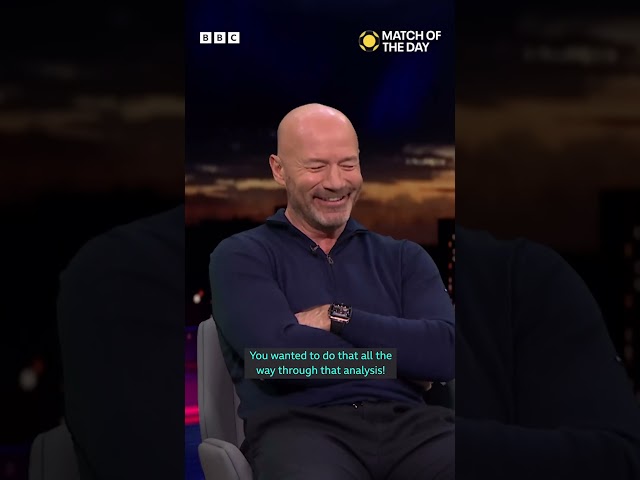 Alan Shearer couldn’t WAIT to do this 😂