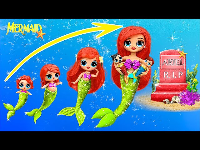 Wonderful Story of Ariel's Life! 28 LOL OMG DIYs
