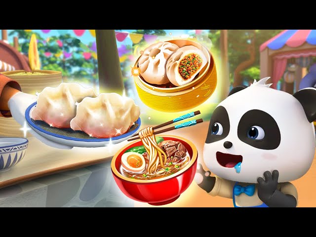 I Love Noodles, Dumplings, and Steamed Buns | Food Song | Learn Colors | Kids Songs | BabyBus