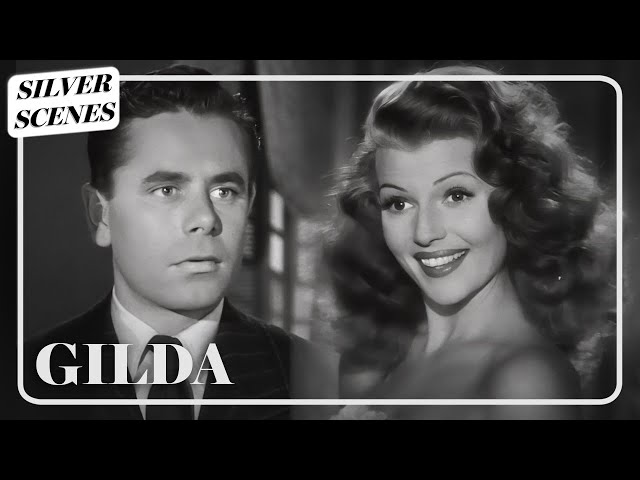 Johnny Meets Gilda - Rita Hayworth & Glenn Ford | Gilda | Silver Scenes