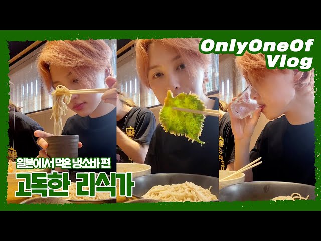 [Vlog] OnlyOneOf Dailrie #11 | 고독한 리식가 (일본에서 먹은 냉소바 편)