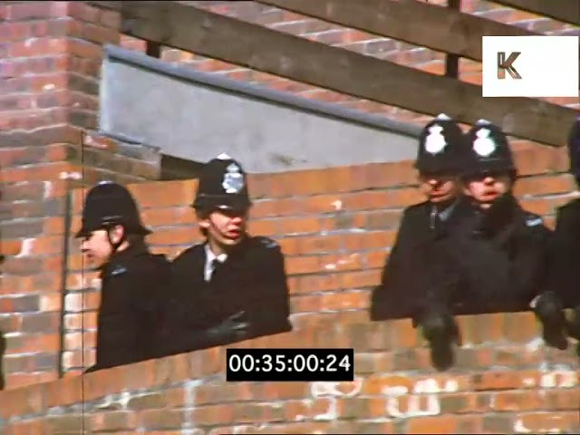 1977, Police at Anti National Front Rally, London | Don Letts | Premium Footage