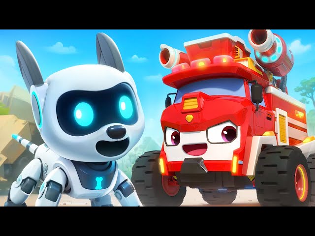 Earthquake Rescue Team | Rescue Robot Dog🐾 | Monster Truck | Kids Songs | Kids Cartoon | BabyBus