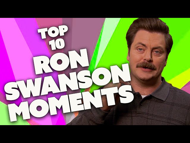 The 10 Greatest RON SWANSON Moments | Parks and Recreation | Comedy Bites
