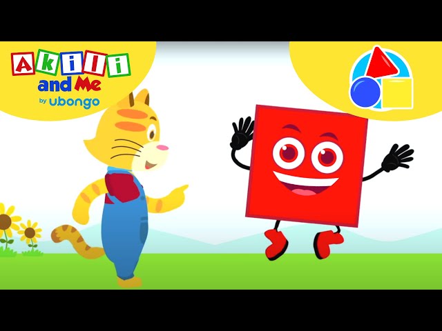 SQUARE: Learn Shapes with Akili! | Learn New Words With Akili and Me | African Educational Cartoons