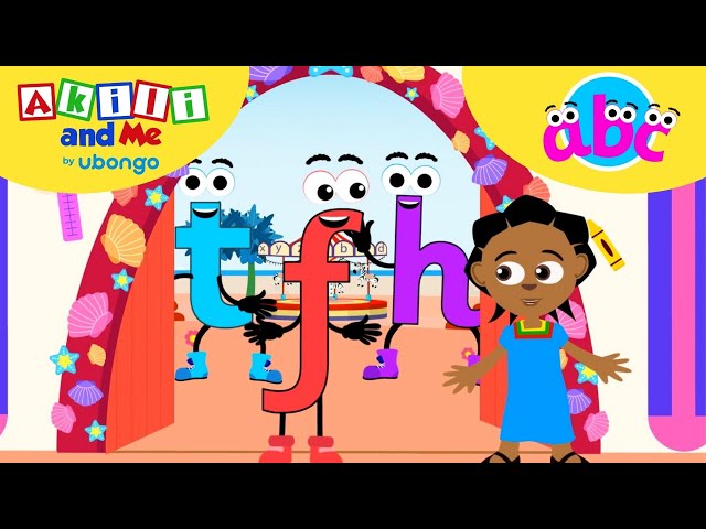 LETTER F Adventures! ABC learning for toddlers | Learn and Play with Akili and Me