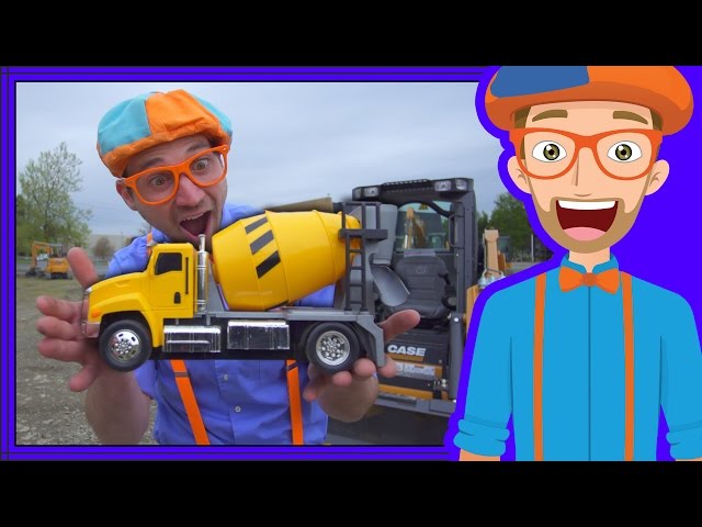 Learn Diggers for Children with Blippi | Videos for Toddlers